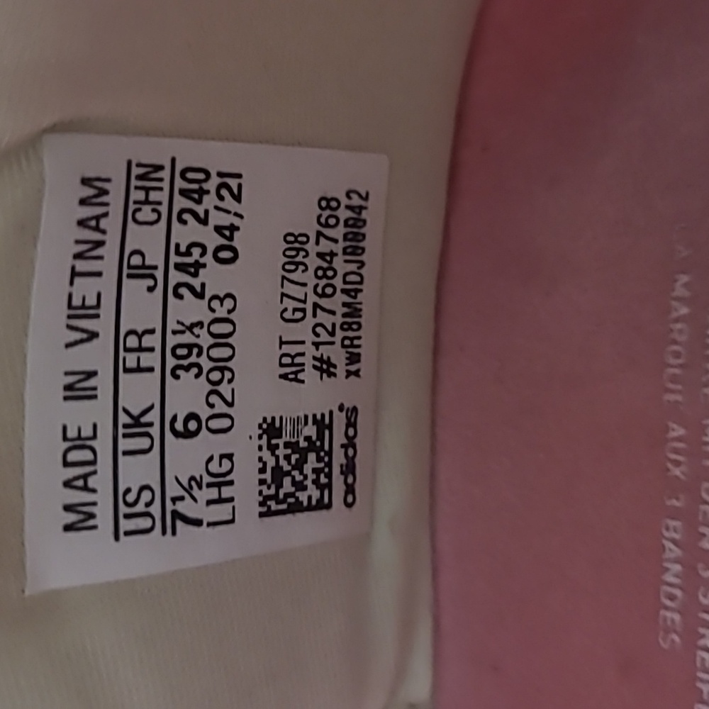 Adidas NMD R1 Halo Blush Wonder White Sneakers Size 7.5 Womans - Picture 8 of 9